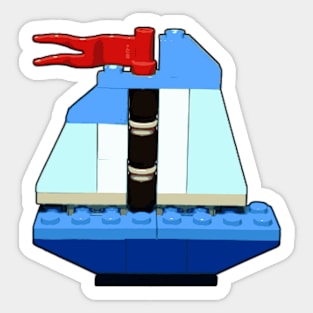 Brick Creations - Sail Boat Sticker